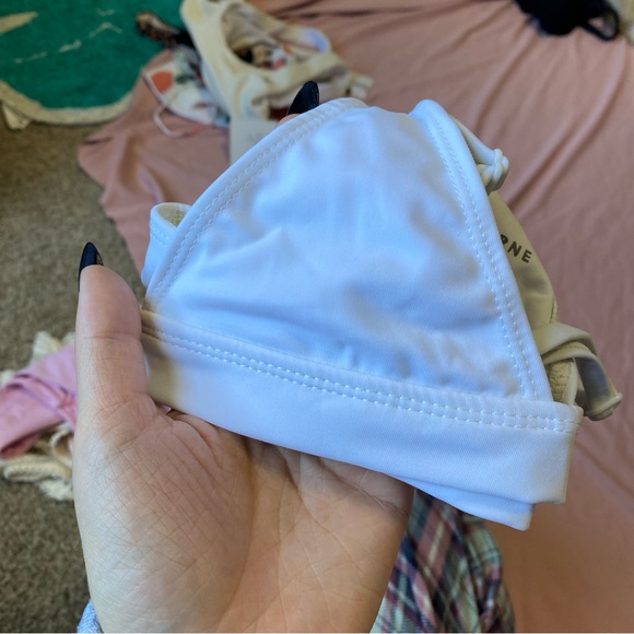 White Coulbourne Eclipse bikini top - Picture 4 of 6